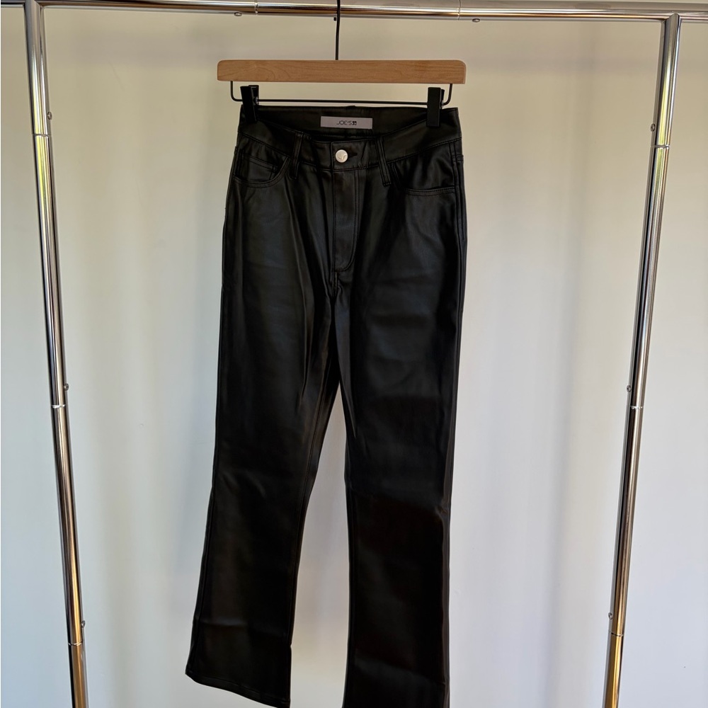 Joe's Jeans Black Straight Leg Pants - Picture 7 of 9